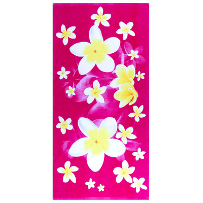 Serviette de plage 100% coton, douce et à séchage rapide, serviette de piscine légère, parfaite pour le camping, les voyages, la plage et la natation (28 po x 58 po)