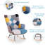 Chaise berçante Patchwork-1586541834