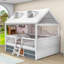 Lit mezzanine avec tiroirs Yacine Kids-155190280-155190286