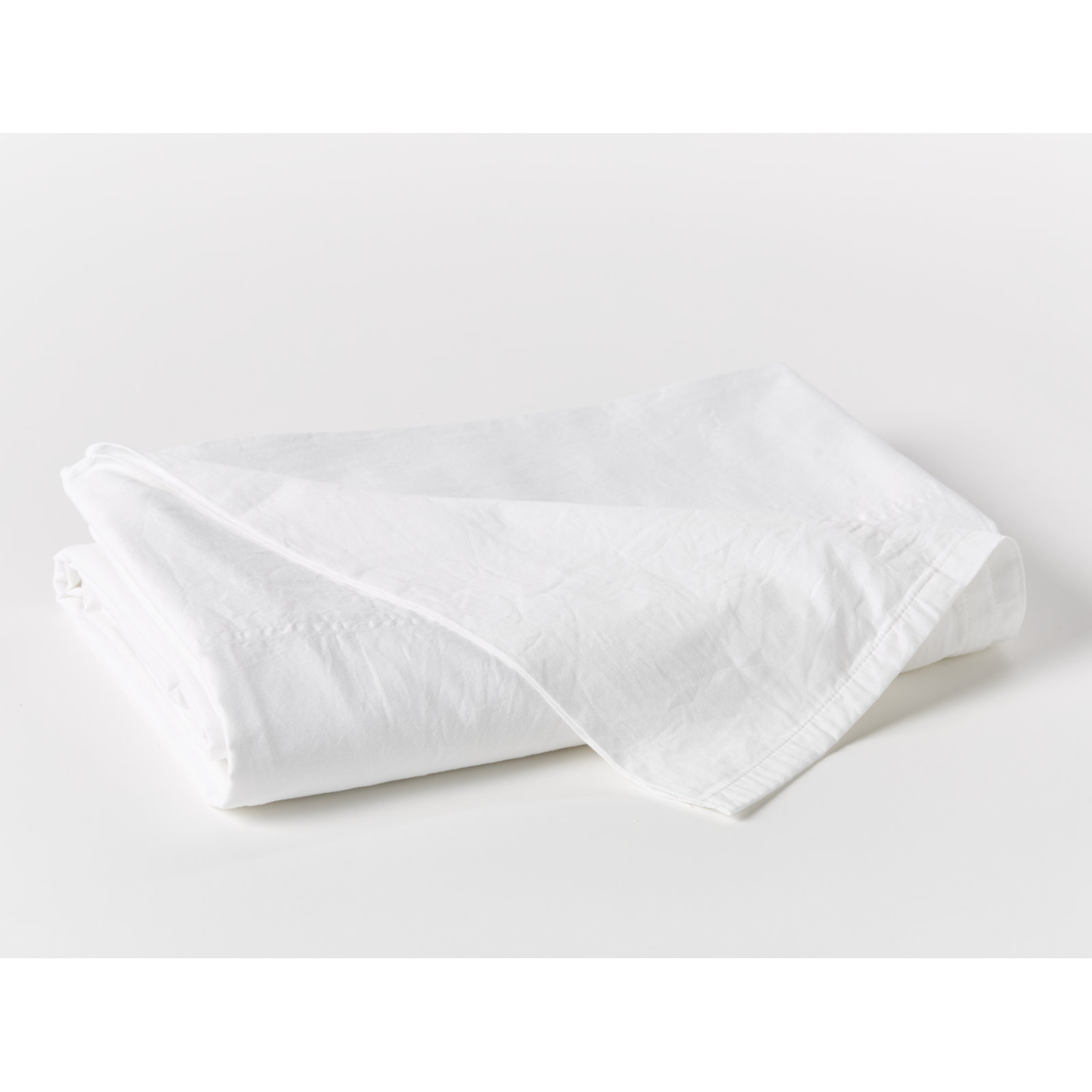 Cloud Soft Sateen Sateen Flat Sheet, Alpine White, King Flat Sheet