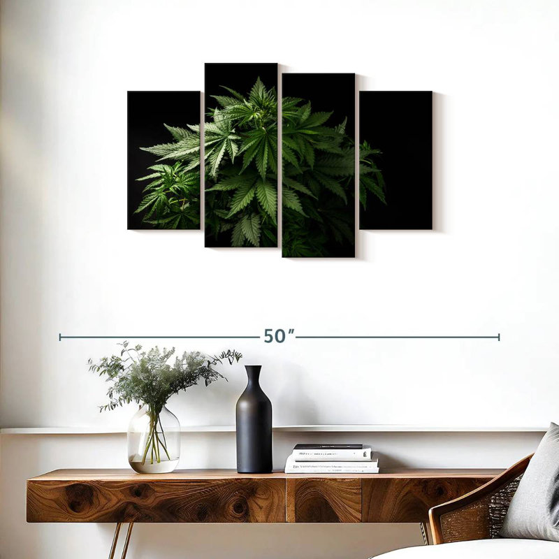 Senne Marijuana Cluster, 22" H x 36" W
