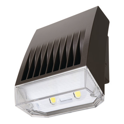 Crosstour 1 - Head LED Hardwired Dusk to Dawn Outdoor Security Wall Pack with Motion Sensor
