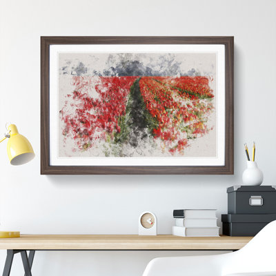 Field of Tulips - Picture Frame Painting
