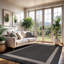 Tapis intérieur / extérieur gris foncé Mekih-505718577