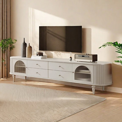 Meuble télé avec rangement en bois de qualité
