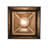 Villagomez 1 - Light Craftsman Brown Lantern Pendant