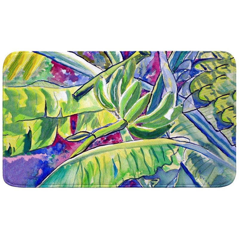 Bananas Bath Mat, 30" L x 18" W