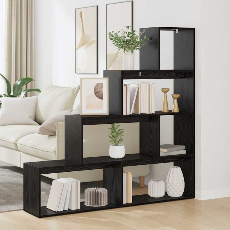 Step Bookcase, (3 Shelves) 143.5cm. H x 143.5cm. W x 29cm. D