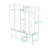 4-in-1 Hall Tree with 4 Hidden Hanging Hooks, Seating Bench and Doors-1625374850