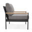 Lifestylegarden Bahamas 4Pc FSC Teak And Aluminum Outdoor Patio Seating Set - Seats 5