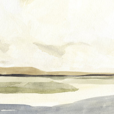 Slate Horizon IV by Annie Warren - Wrapped Canvas Painting
