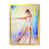 Toile avec cadre photo doré