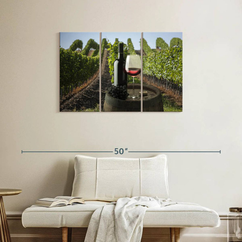 Yarlin Vineyard Wine Tasting, 24" H x 38" W