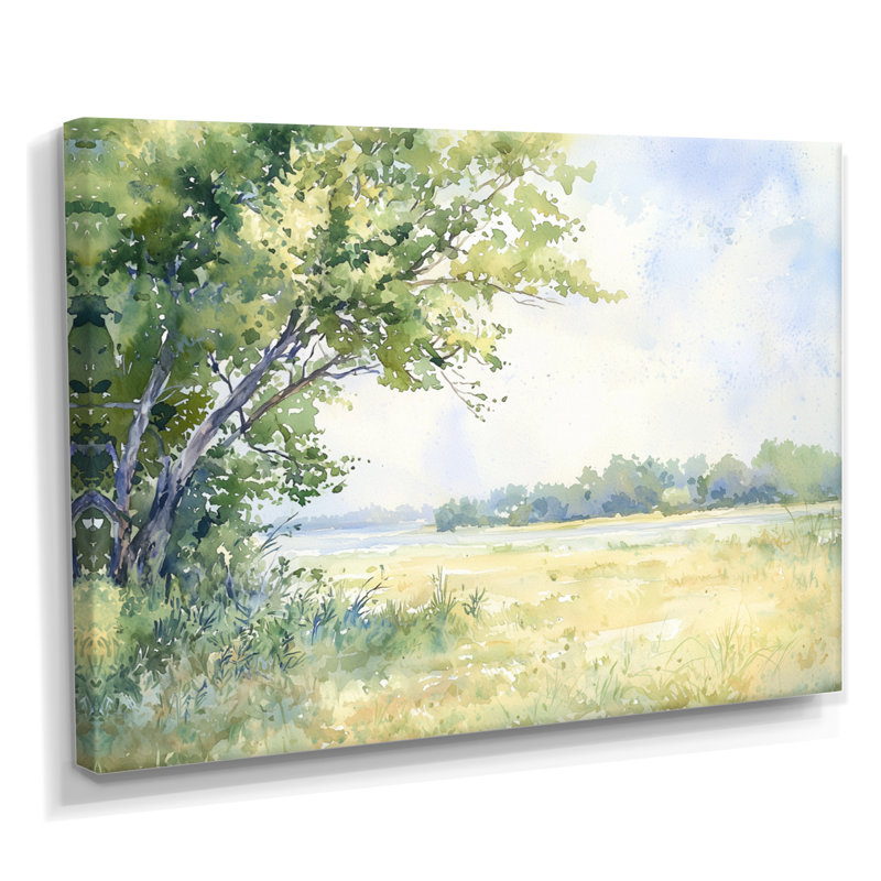 Texas Meadows I - salon d'art mural Texas, Toile tendue, Ne s’applique pas, H 24 po x l 32 po