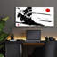 «Girl with Katana» par Epic Portfolio, art mural en verre acrylique-1857967069