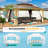 Aluminum Patio Gazebo with Double Roof-90577632