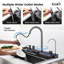 Robinet rétractable à simple cuve d'évier de cuisine 304 30 "x 18" Whale Waterfall Bonde en acier inoxydable avec accessoires de lave-vaisselle