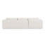 Canapé modulaire de 112 po avec table d'appoint gratuite, siège large, entièrement rembourré, canapé en tissu bouclé infroissable avec méridienne, combinaison libre, canapé en forme de L pour le salon, aucun assemblage requis-836562007