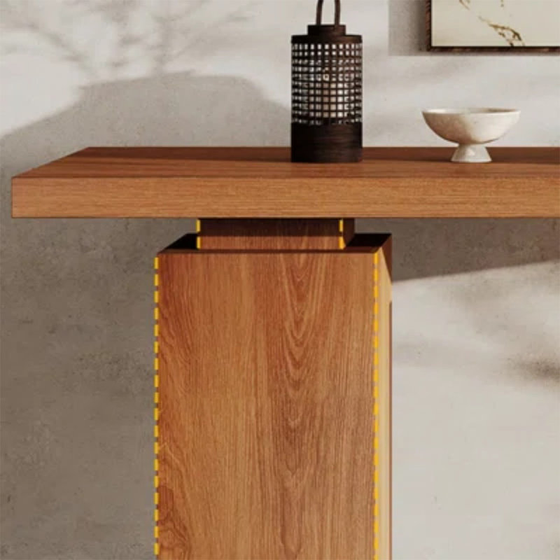 Nordic style minimalist rectangular console table, 31.5" H x 70.87" W x 13.78" D