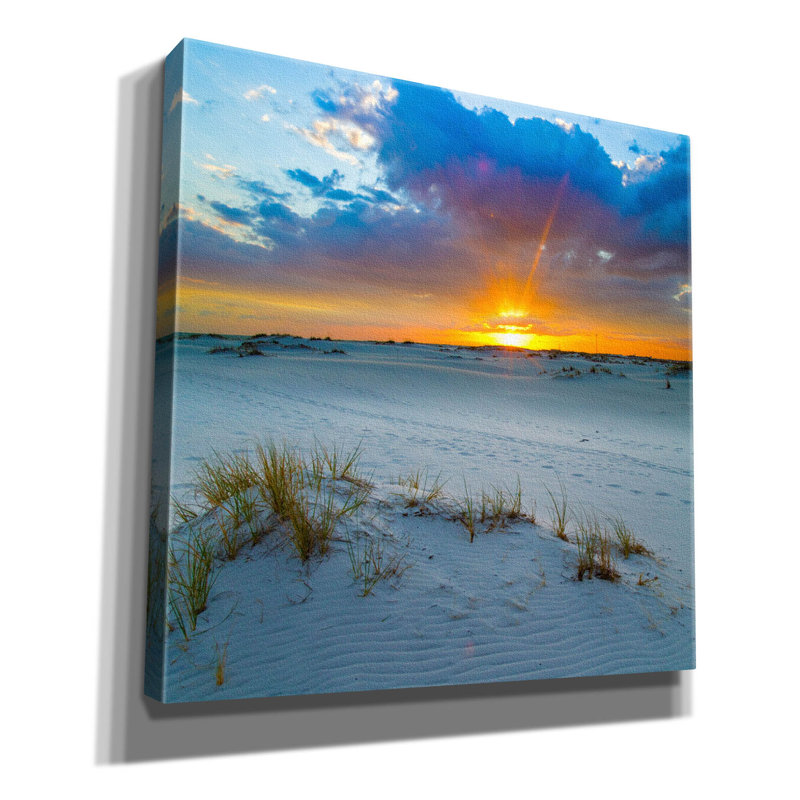Toile épique «Sun Burst Breaking Cloud» par Ezra Tanner, toile Wal Art, H 12 po x l 12 po x P 0,75 po