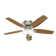 52" Kenbridge 5 - Blade Flush Mount Ceiling Fan with Pull Chain and Light Kit Included