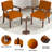 Aronas Upholstered Armchair With Solid Wood-910972771