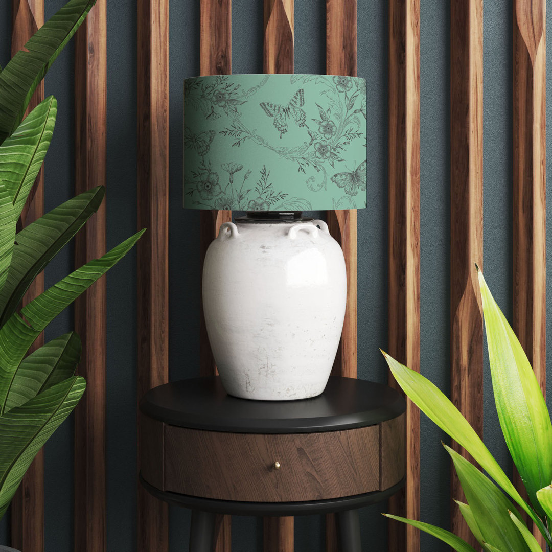 21cm H Cotton Drum Lamp Shade ( Clip On )
