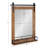 Dayanah Wood Mirror with Shelves-70966644