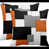 Orange, noir, gris