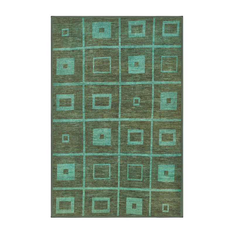 Abstract Indoor Rug, Rectangle 7' x 10'