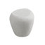 Table d'appoint 19,29 pouces en fibre de verre irrégulière - Table de bout durable, résistante aux rayures et imperméable pour salon, appartement, bureau-881183820