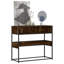 Console Table Black 90X35x80 Cm Engineered Wood-454928548