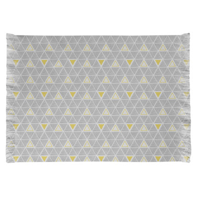 Chenille Geometric Indoor Rug