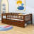 Wood Daybed with Two Drawers and Slats-209425329-209425341