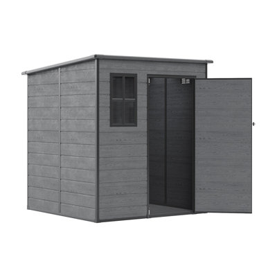 6 x 6FT Outdoor Plastic Garden Storage Shed