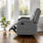 Raymondville Upholstered Microfiber / Microsuede Recliner