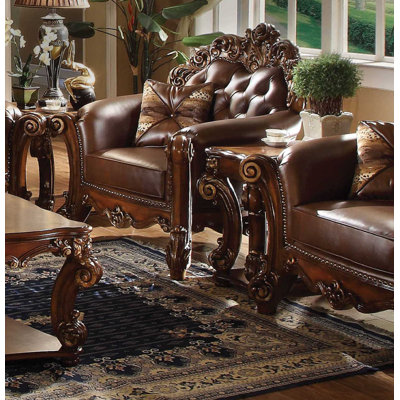 Carlene Faux Leather Armchair