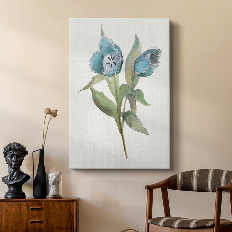 Blue Tulip Picks I - galerie sur mesure, H 18 po x l 12 po