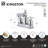 Kingston Brass Millennium Two-Handle 3-Hole Deck Mount 4" Centerset Bathroom Faucet with Plastic Pop-Up-25313977