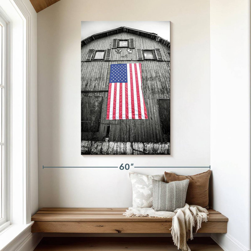 Borges Red White And Blue, 48" H x 32" W