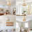20" Fandelier Ceiling Fans with Lights, Boho Chandelier Ceiling Fan with Light Remote Control, 6-Speed for Bedroom, Living Room, Nursery
