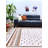 Alfa Rich Geometric Beige Terracotta Washable Cotton Area Rugs for Living Room Bedroom Kitchen-2108114883