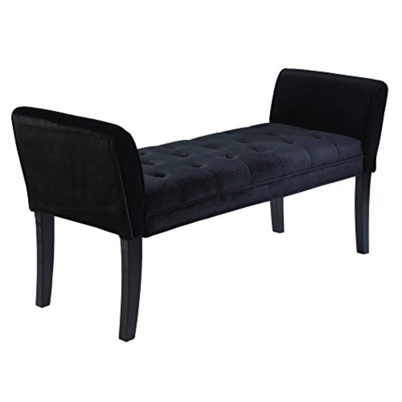 Banc rembourré Schacht, Noir