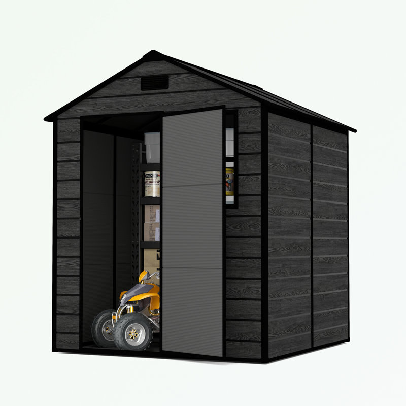 Outdoor Shed with single door and Windows