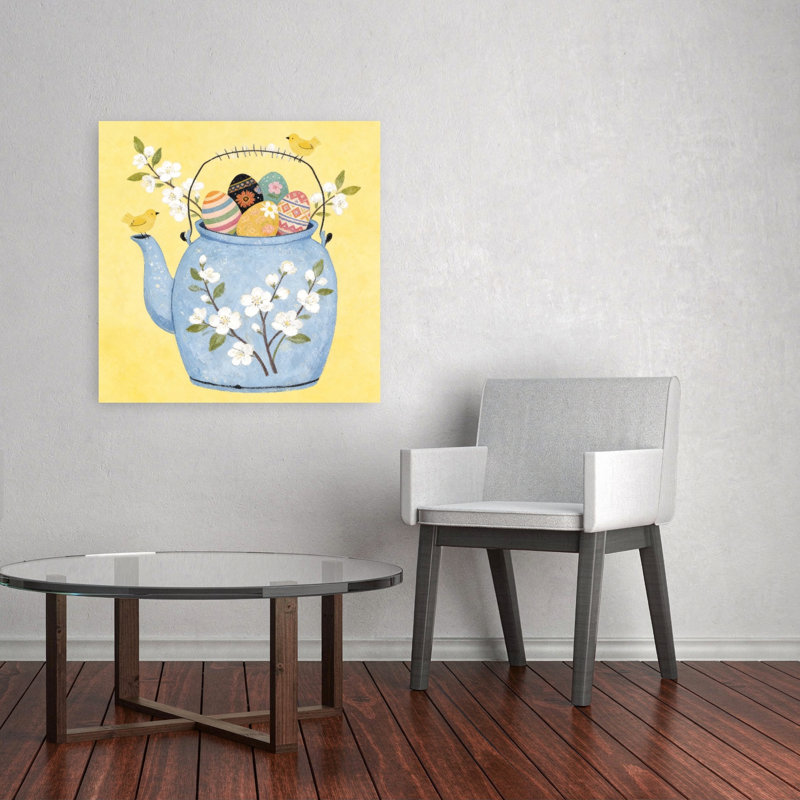 Imprimé mural de Pâques, fleurs de cerisier, nature, printemps, 32" H x 32" W