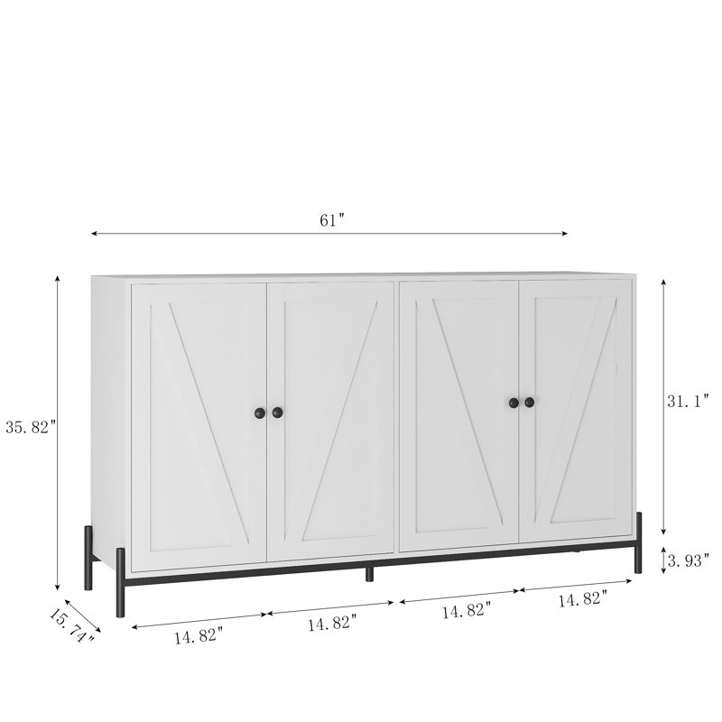 Lianna 61'' Sideboard