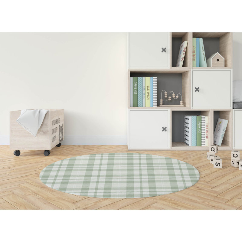 Tapis de jeu pour enfants Gen Plaid, Vert