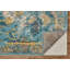 Tapis oriental bleu en coton Agatha-968905366