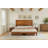 Bilal King Size Solid Wood Platform Bed Frame With 48.6'' Headboard,Yellow-240524889-240524891