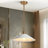 Tilda 1 - Light 14" Wide Electroplated Brass Single Pendant-586530981